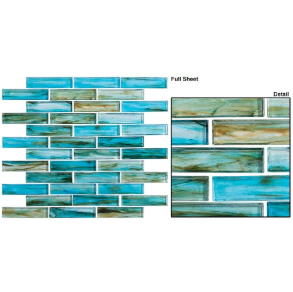 Inspiration Teal - glass tile